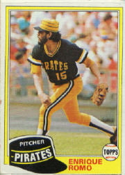 1981 Topps Baseball Cards      028      Enrique Romo